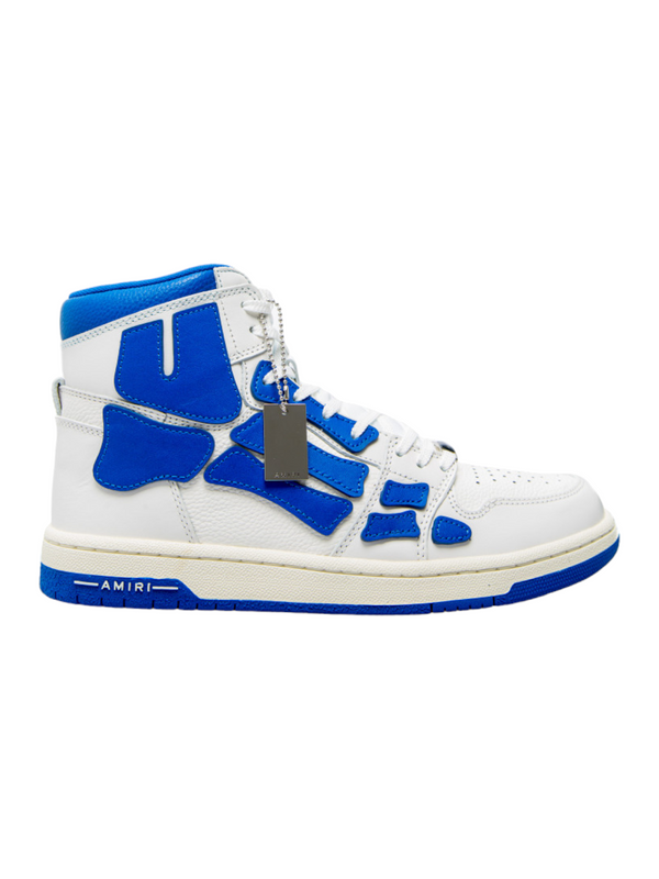 Amiri Skeleton High-Top Sneakers White/Blue