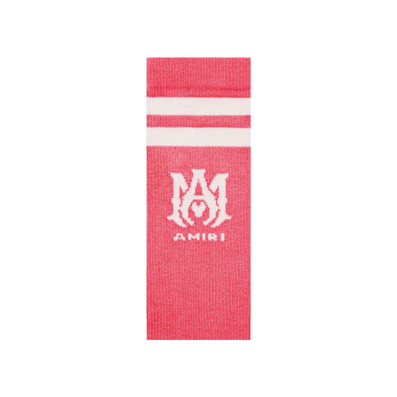Amiri Embroidered M.A. Socks Red