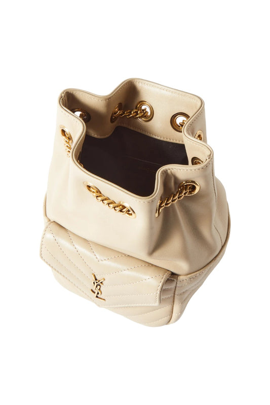 Saint Laurent Joe Mini Quilted-Leather Bucket Bag