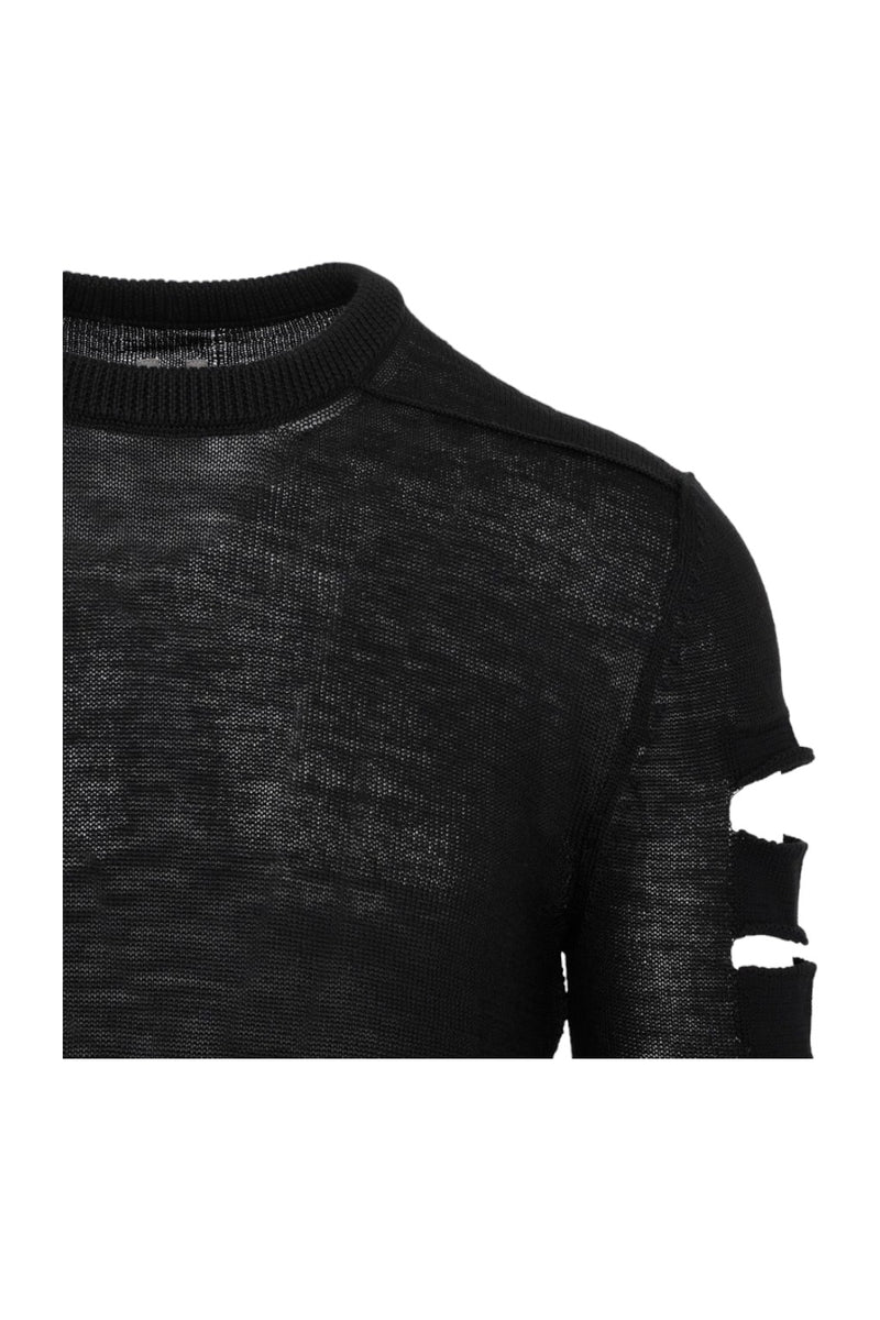 Rick Owens Cut-Out Sleeves Sweatshirt