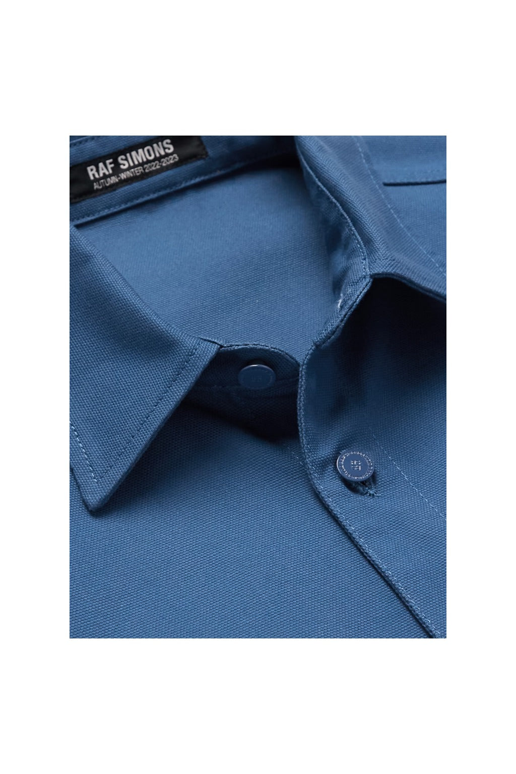 Raf Simons Oversized 'RS' Logo Denim Shirt