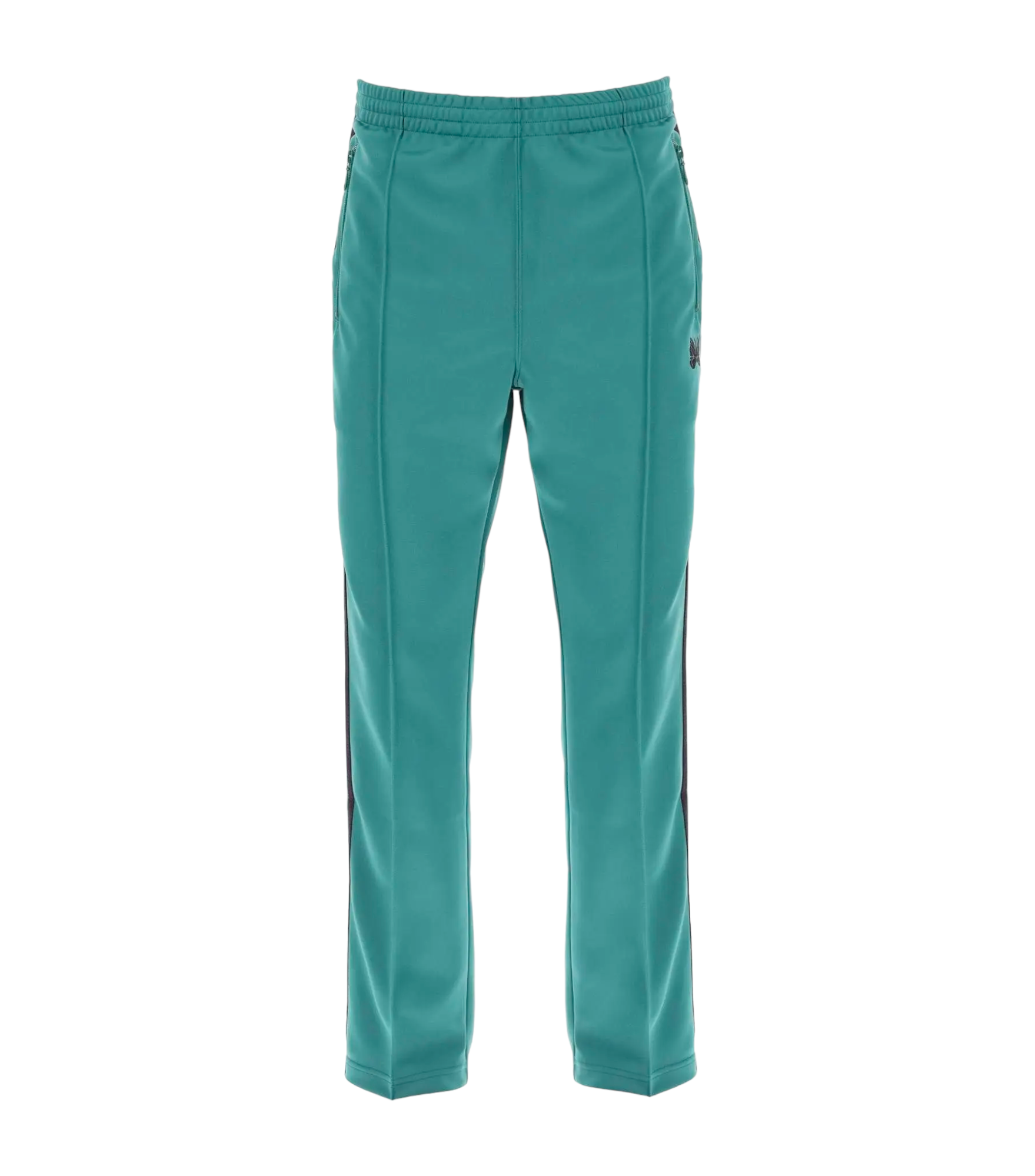 Track Pants With Side Bands Green