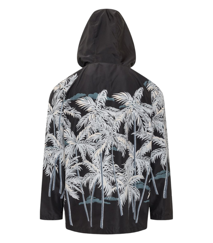 Palm Angels Allover Palms Hooded Jacket