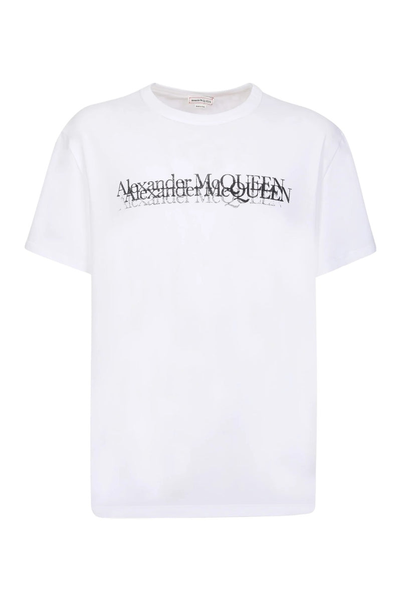 Alexander McQueen Logo Stamp T-Shirt