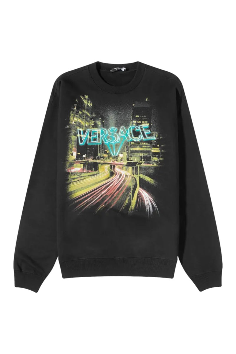 Versace City Lights Logo Sweatshirt