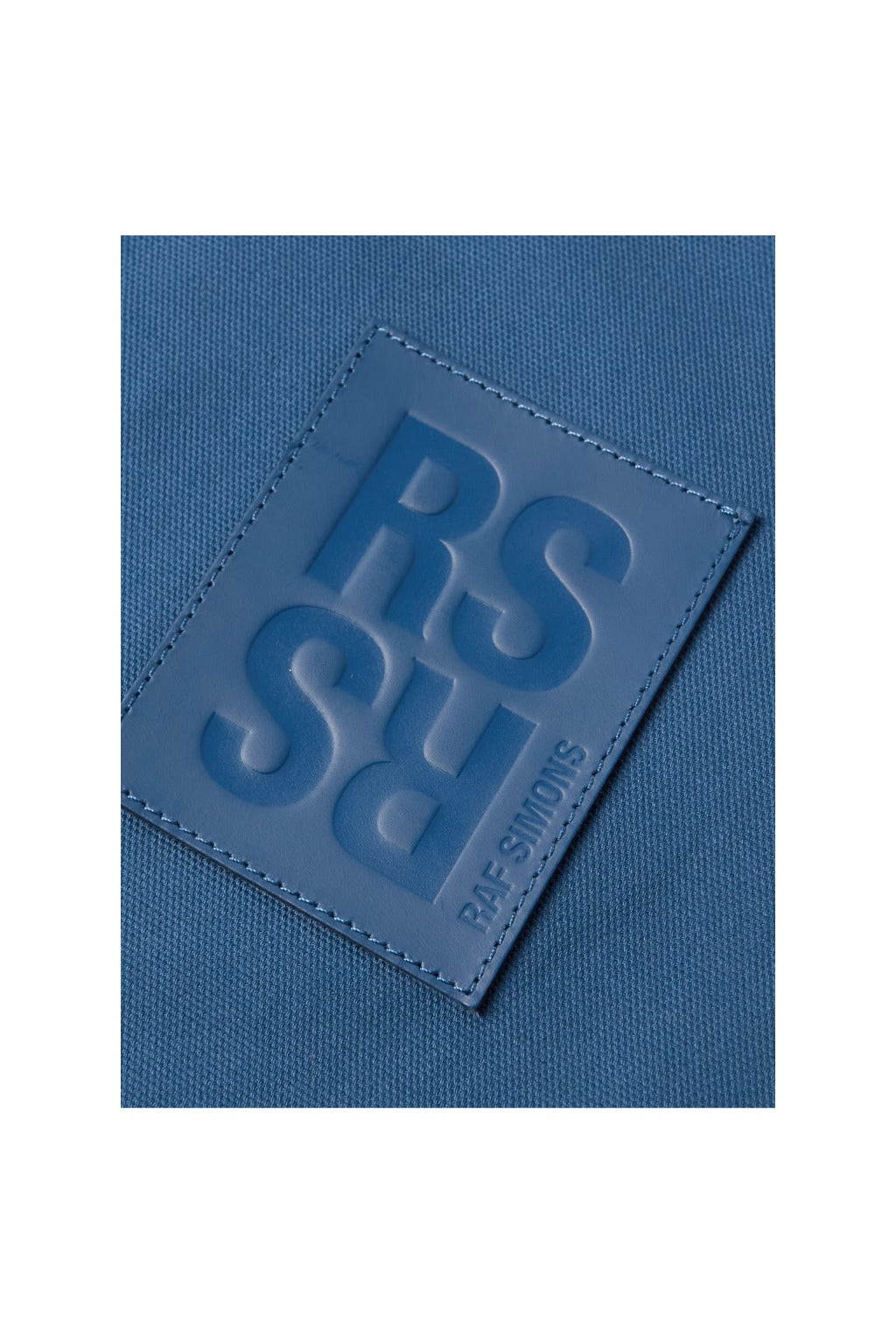 Raf Simons Oversized 'RS' Logo Denim Shirt