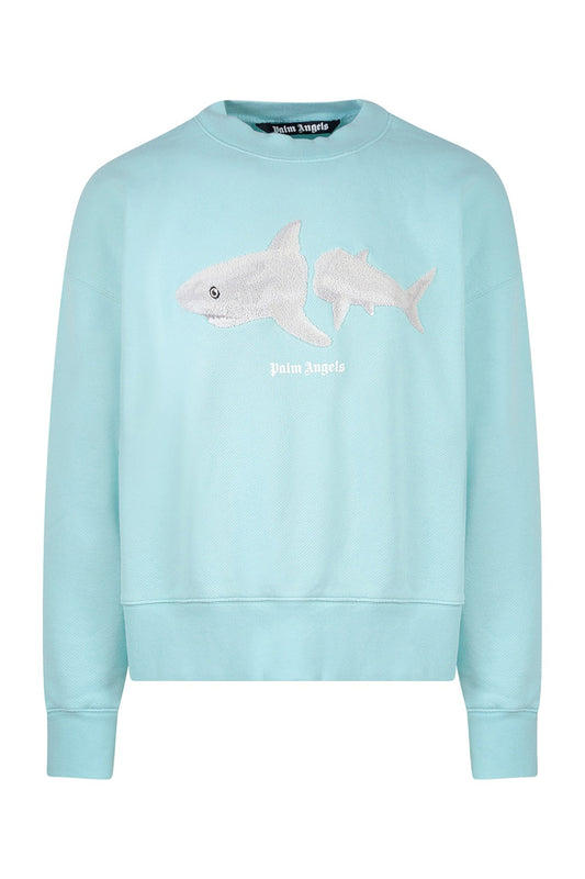 Palm Angels Shark Patch Logo Sweatshirt