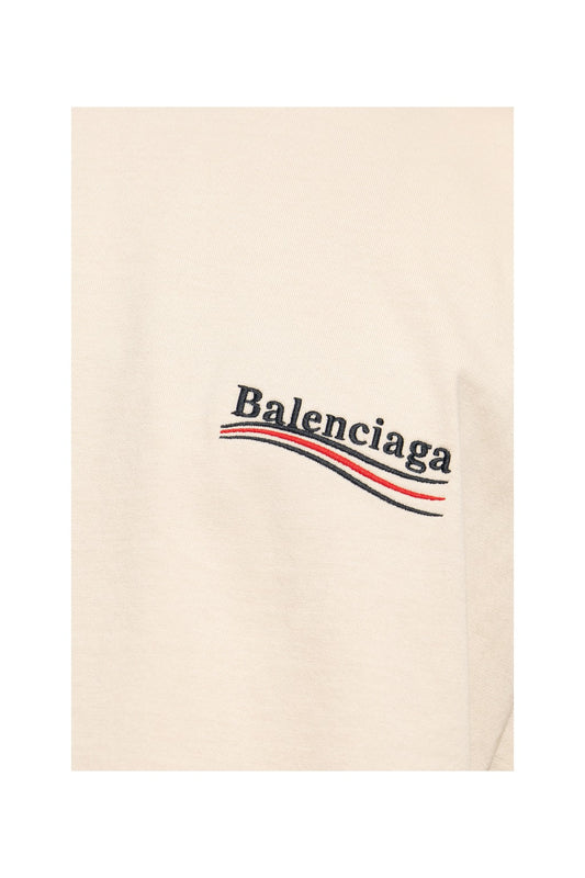 Balenciaga Political Campaign T-Shirt Beige