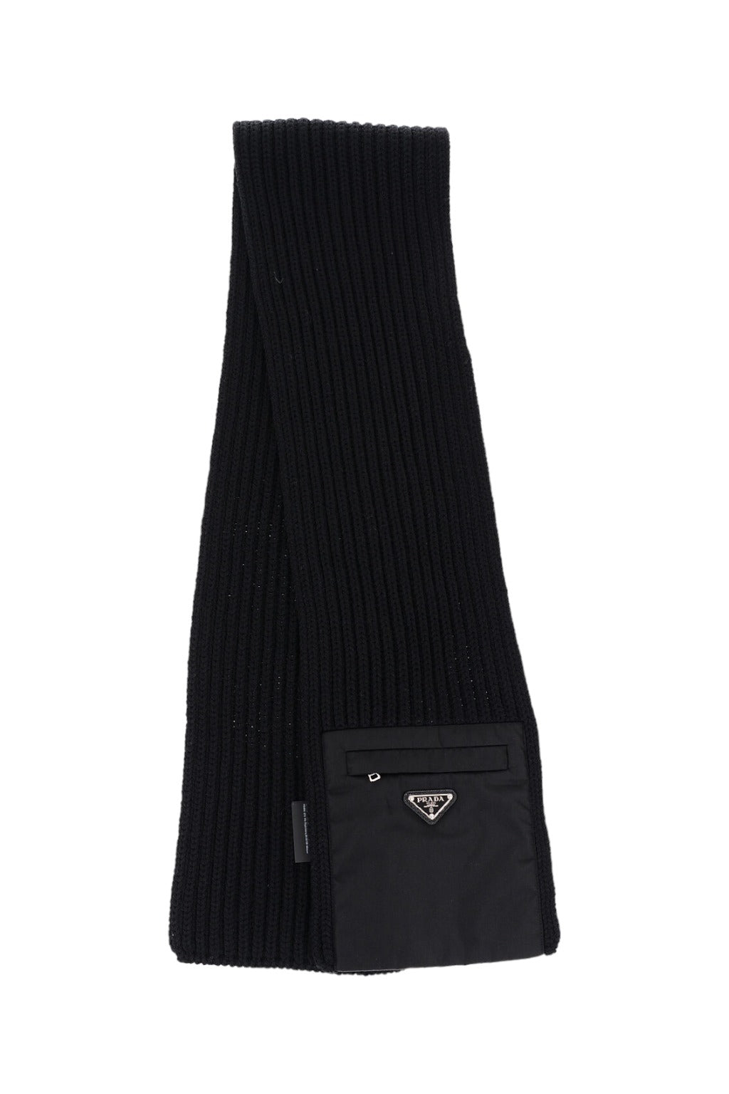 Prada Re-Nylon Gabardine & Wool Scarf