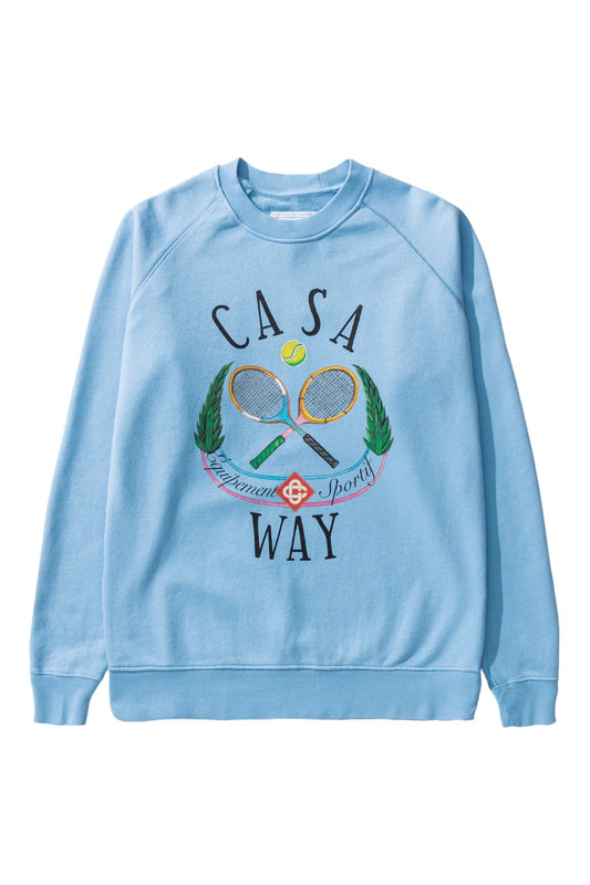 Casablanca Casa Way Tennis Club Logo Sweatshirt