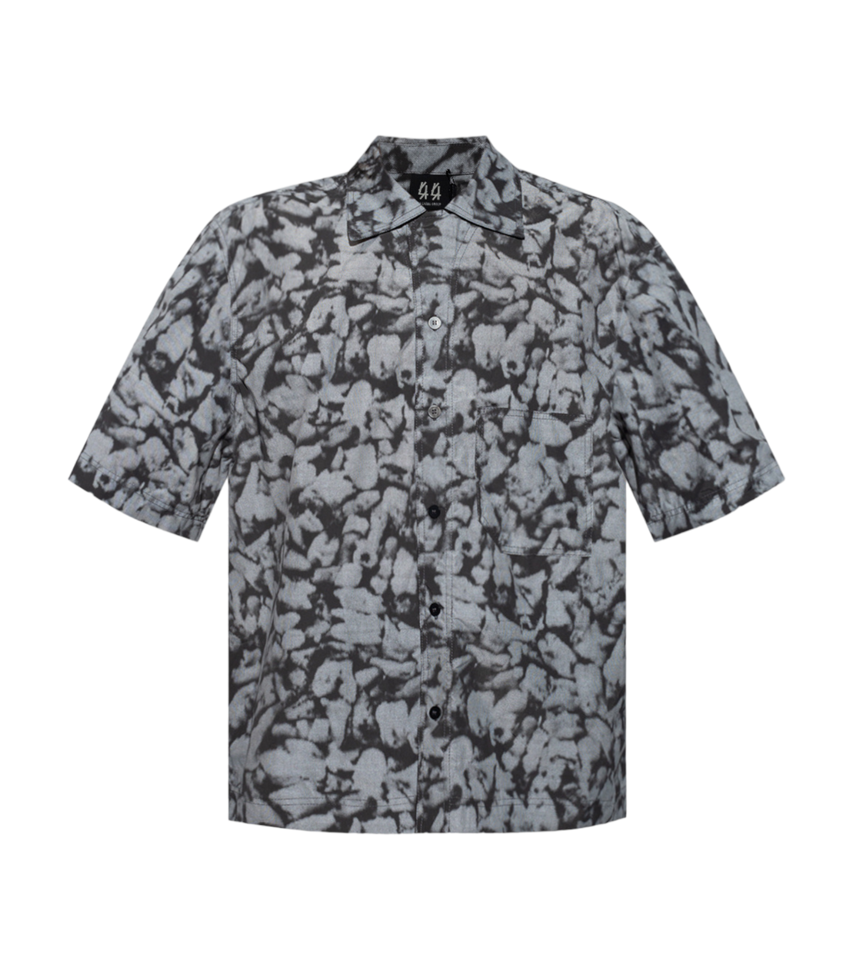 44 Label Group Printed Zerfall Short Sleeve Shirt