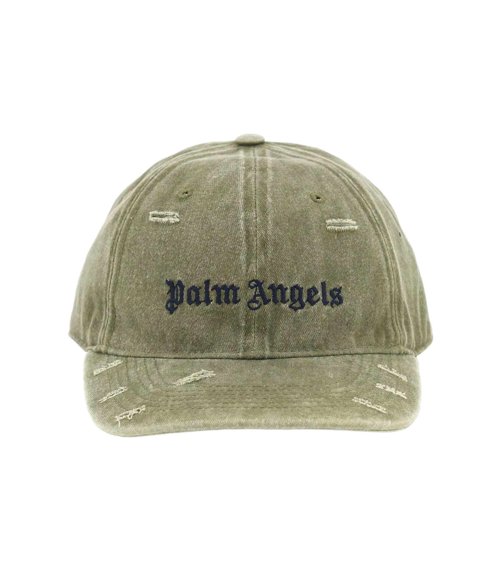 Palm Angels Ripped Logo Baseball Cap