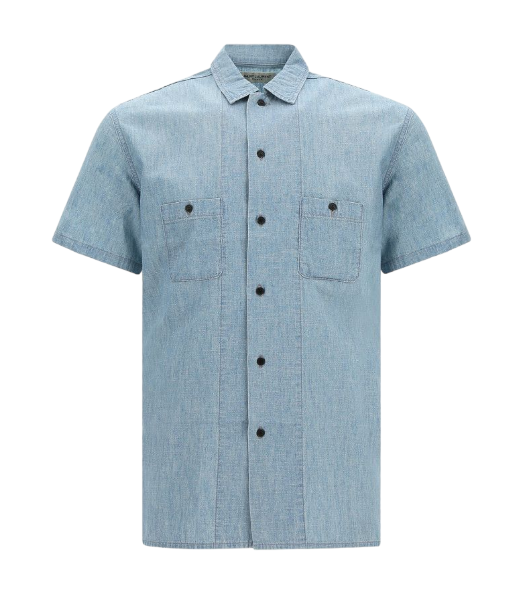 Saint Laurent Vintage Wash Denim Shirt