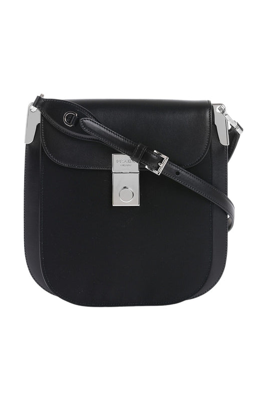 Prada Margit Small Nylon & Leather Shoulder Bag