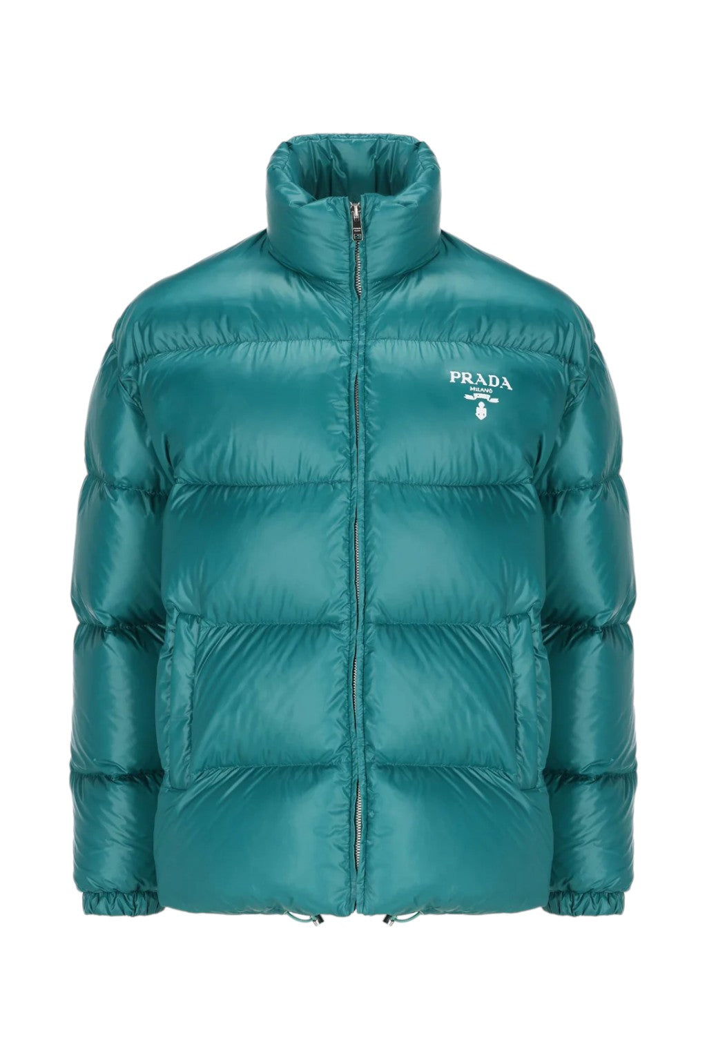 Prada Re-Nylon Down Jacket Green