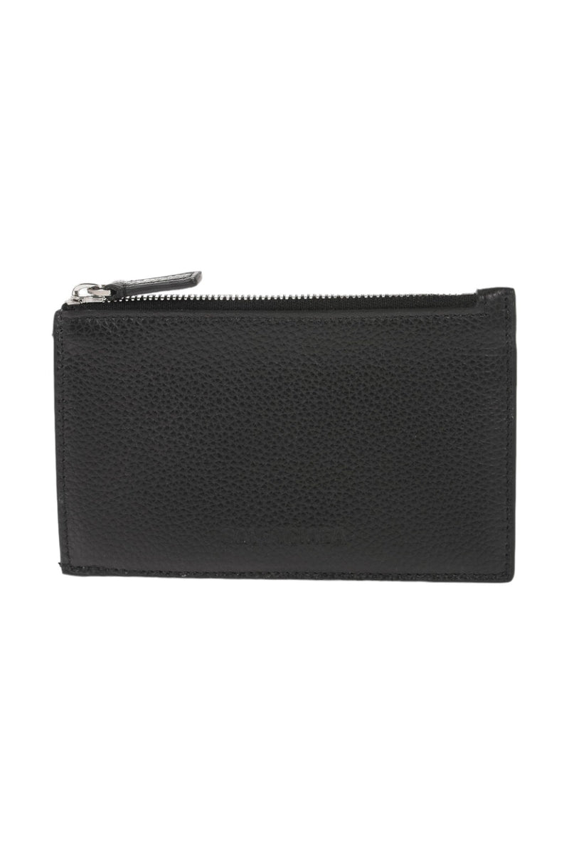 Balenciaga Grained Leather Zipped Card Holder – Aveugle Shop