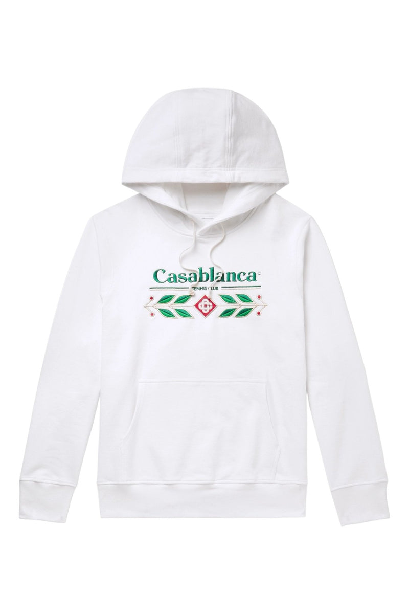 Casablanca Laurel Embroidered Logo Hoodie