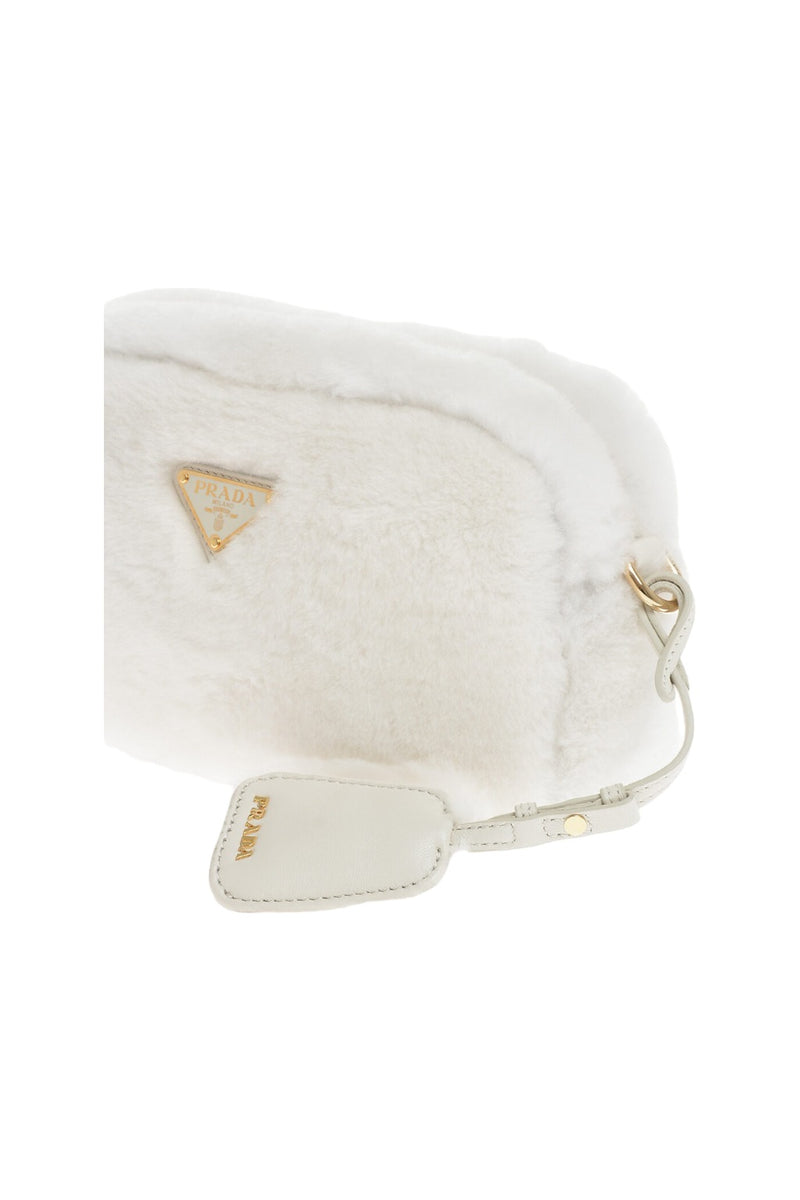 Buy Prada Handbag brushed white sling bag with box (J283)