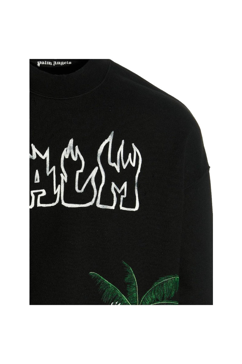 Palm Angels Palms&Skull Logo Sweatshirt