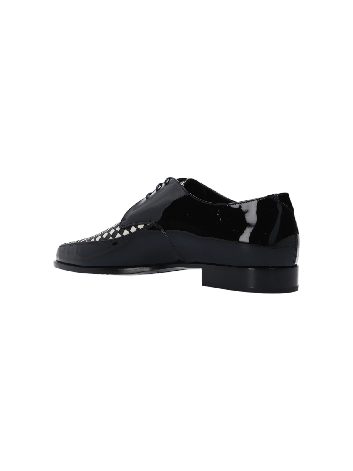 Saint Laurent Black Marceau Derby Shoes