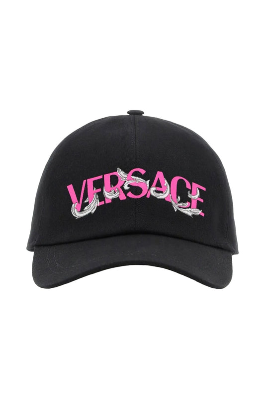 Versace Printed Logo Baseball Cap
