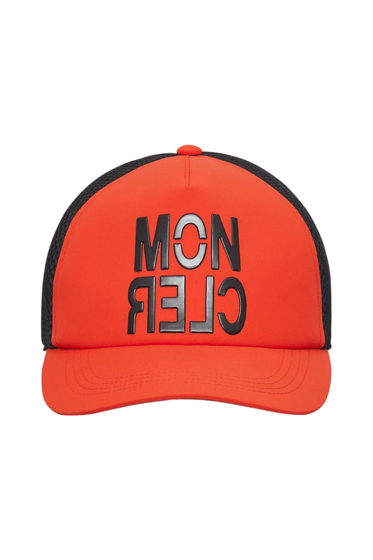 Moncler Grenoble Two-Tone Logo Mesh Cap