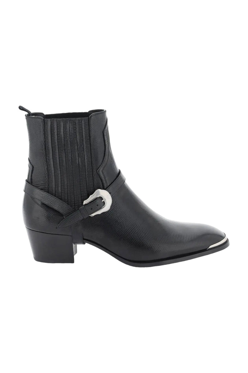 Celine Western Chelsea Isaac Harness Boots
