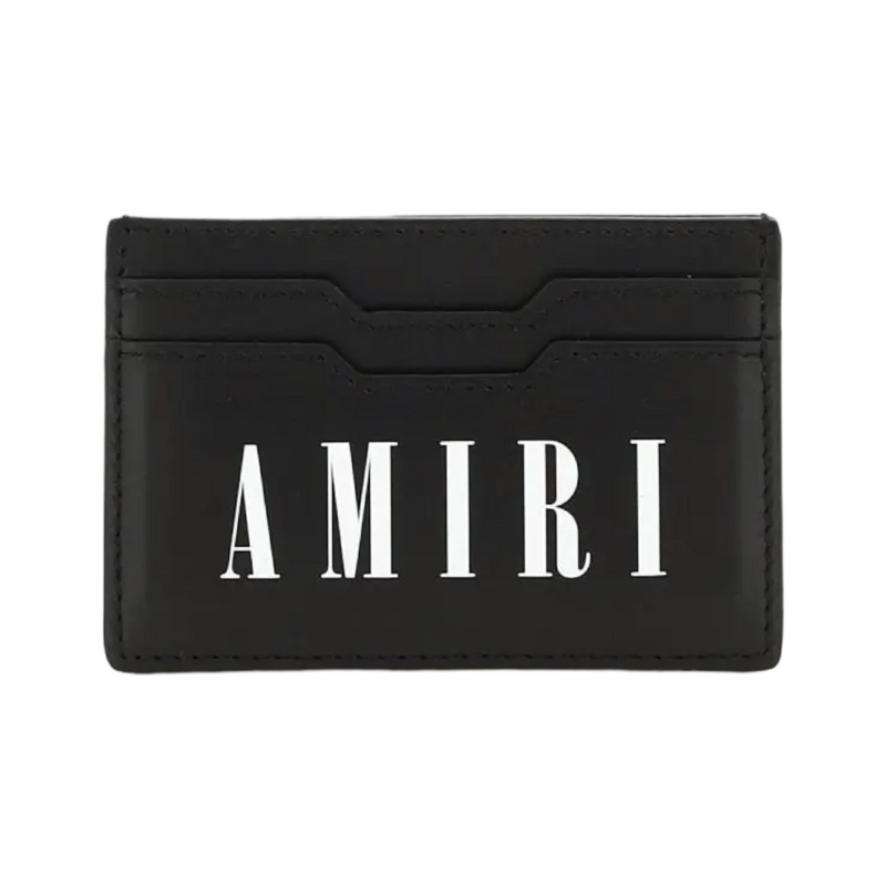 Amiri Calfskin Leather Logo Card Holder