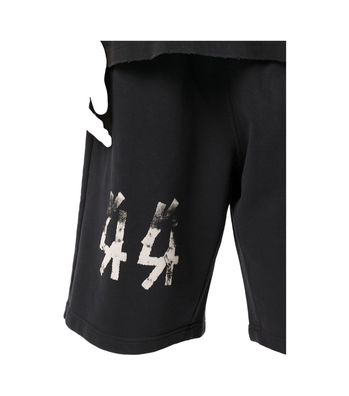 44 Label Group Skull Shorts With Graphic Print