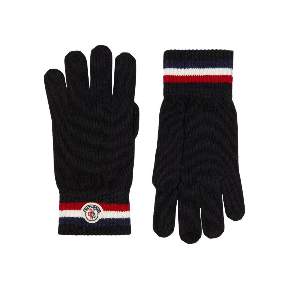Moncler Virgin Wool Tricot Gloves
