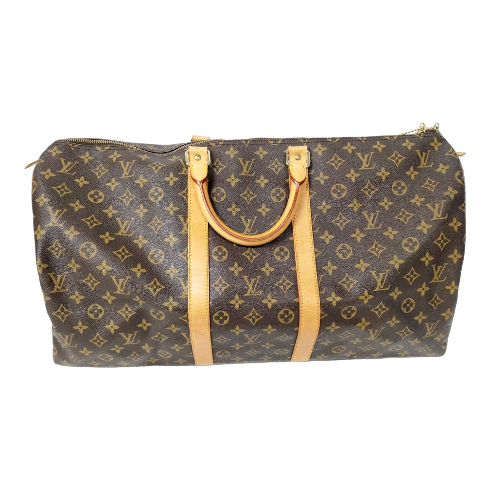 Louis-Vuitton Monogram Keep-All-55-Boston Bag