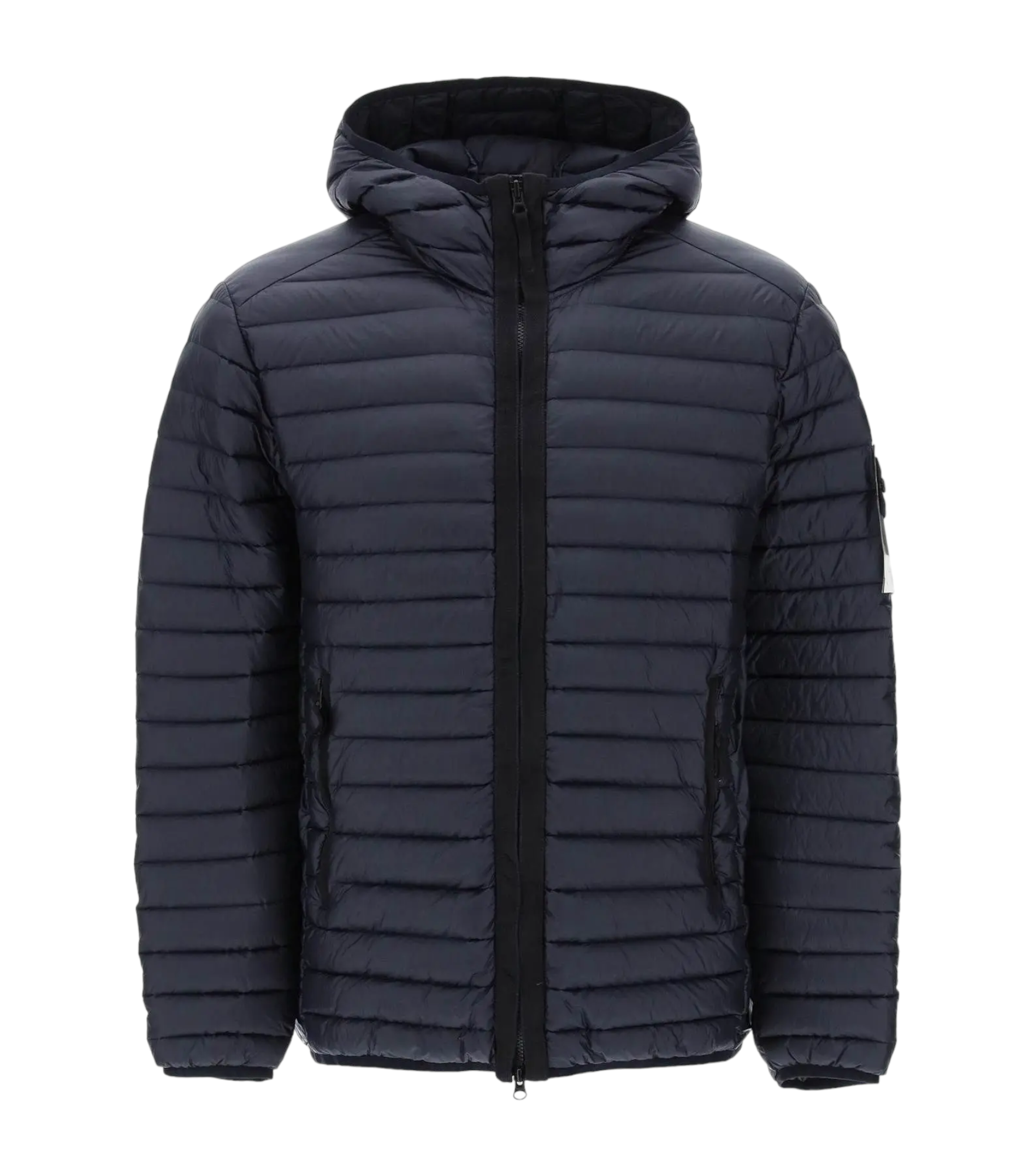 Stone Island Packable Down Hooded Jacket in Recycled Nylon