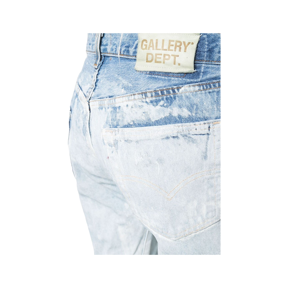 Gallery Dept. Bleached Straight Leg Jeans