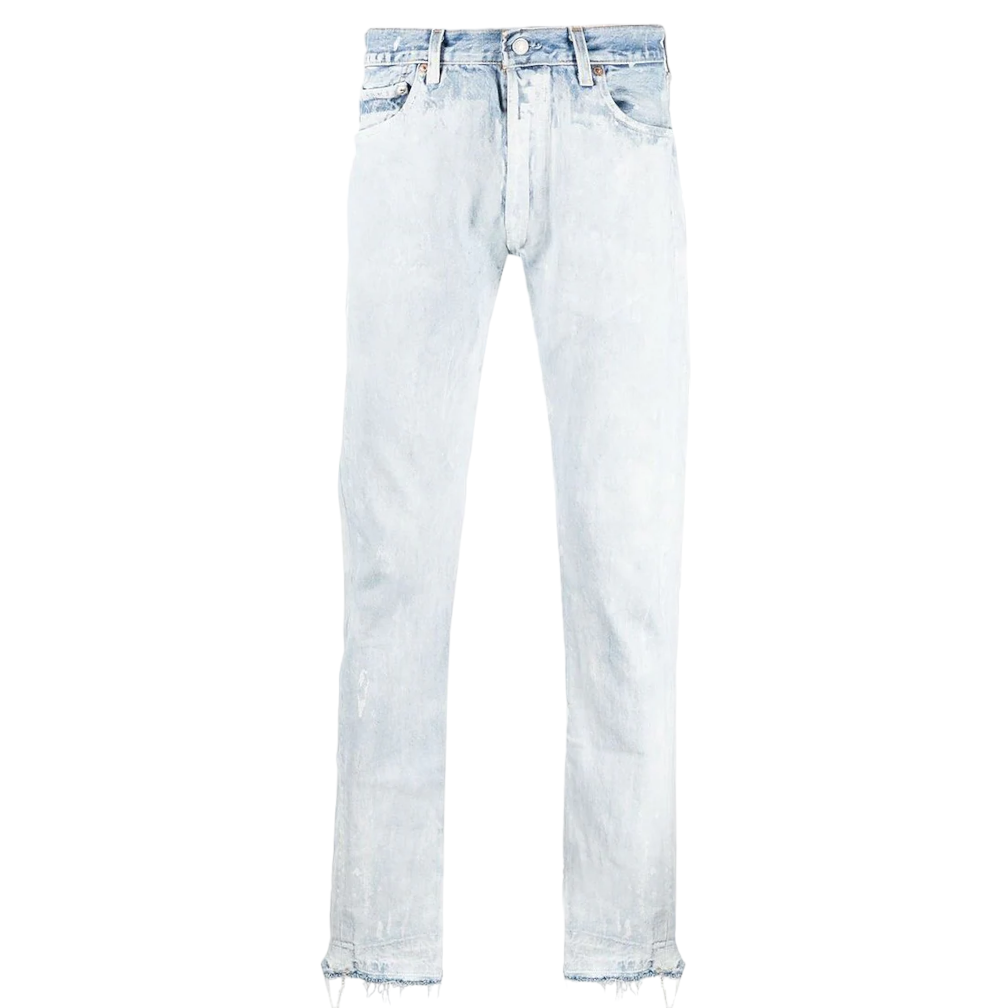 Gallery Dept. Bleached Straight Leg Jeans