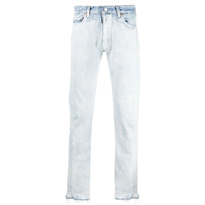 Gallery Dept. Bleached Straight Leg Jeans