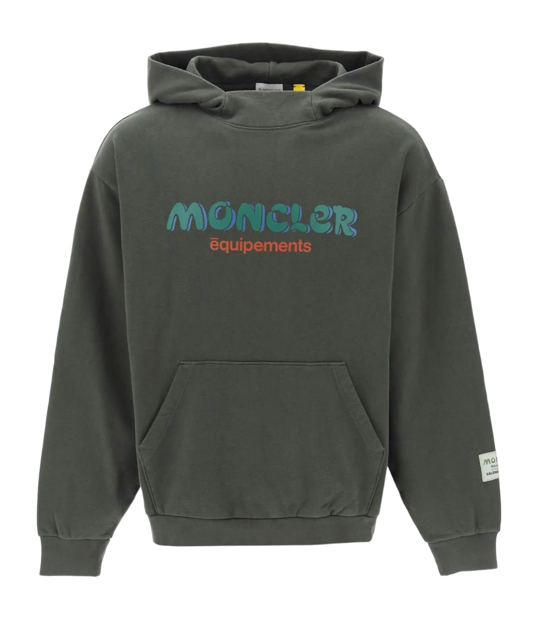 Moncler Genius x Salehe Bembury Logo Hoodie Khaki