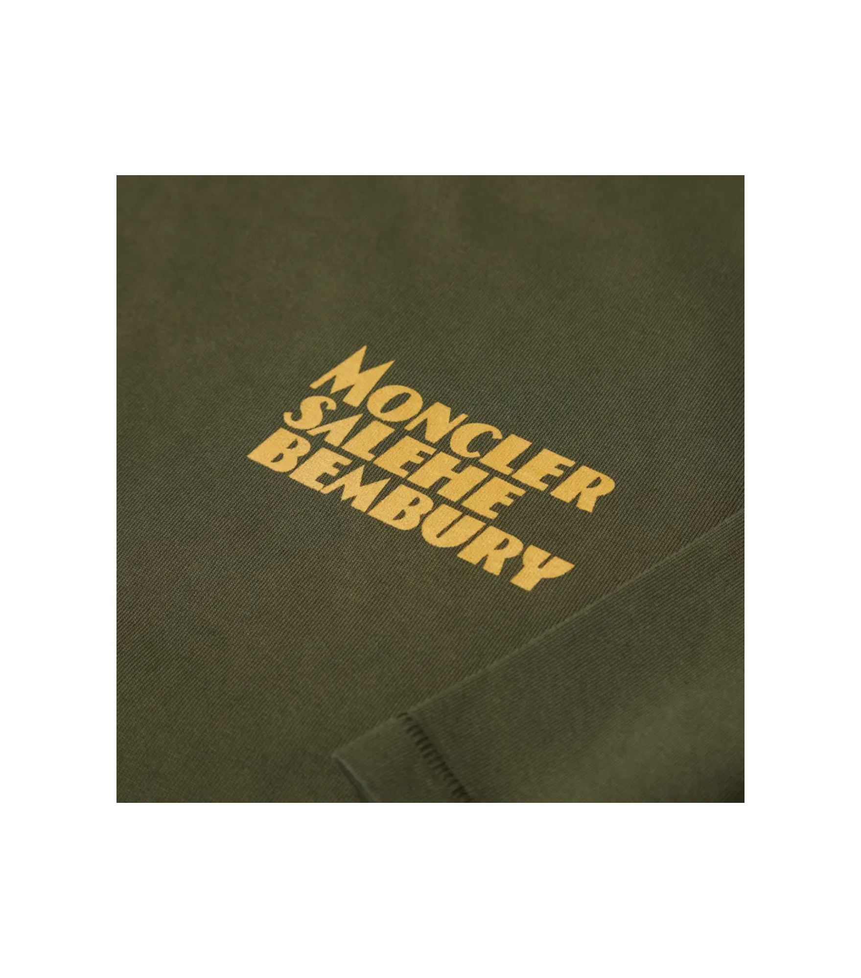 Moncler Genius x Salehe Bembury Logo T-Shirt Khaki