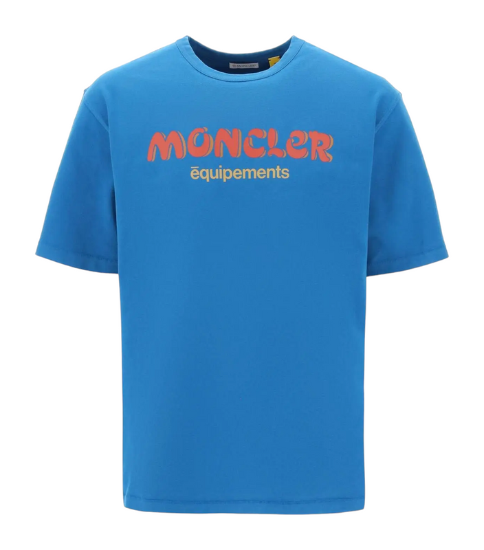Moncler Genius x Salehe Bembury Logo T-Shirt Blue