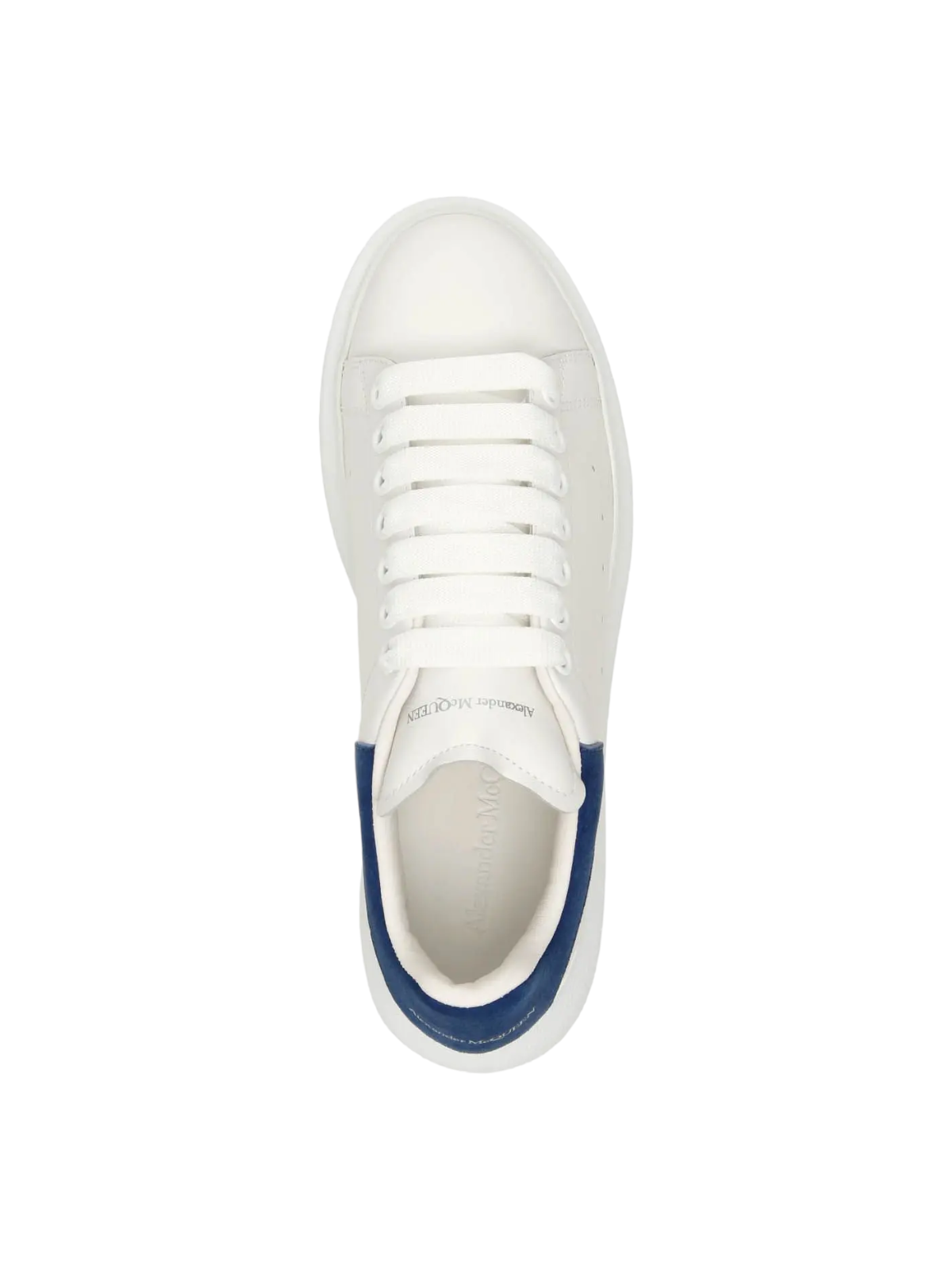 Alexander McQueen Oversized Logo Sneakers White/Blue