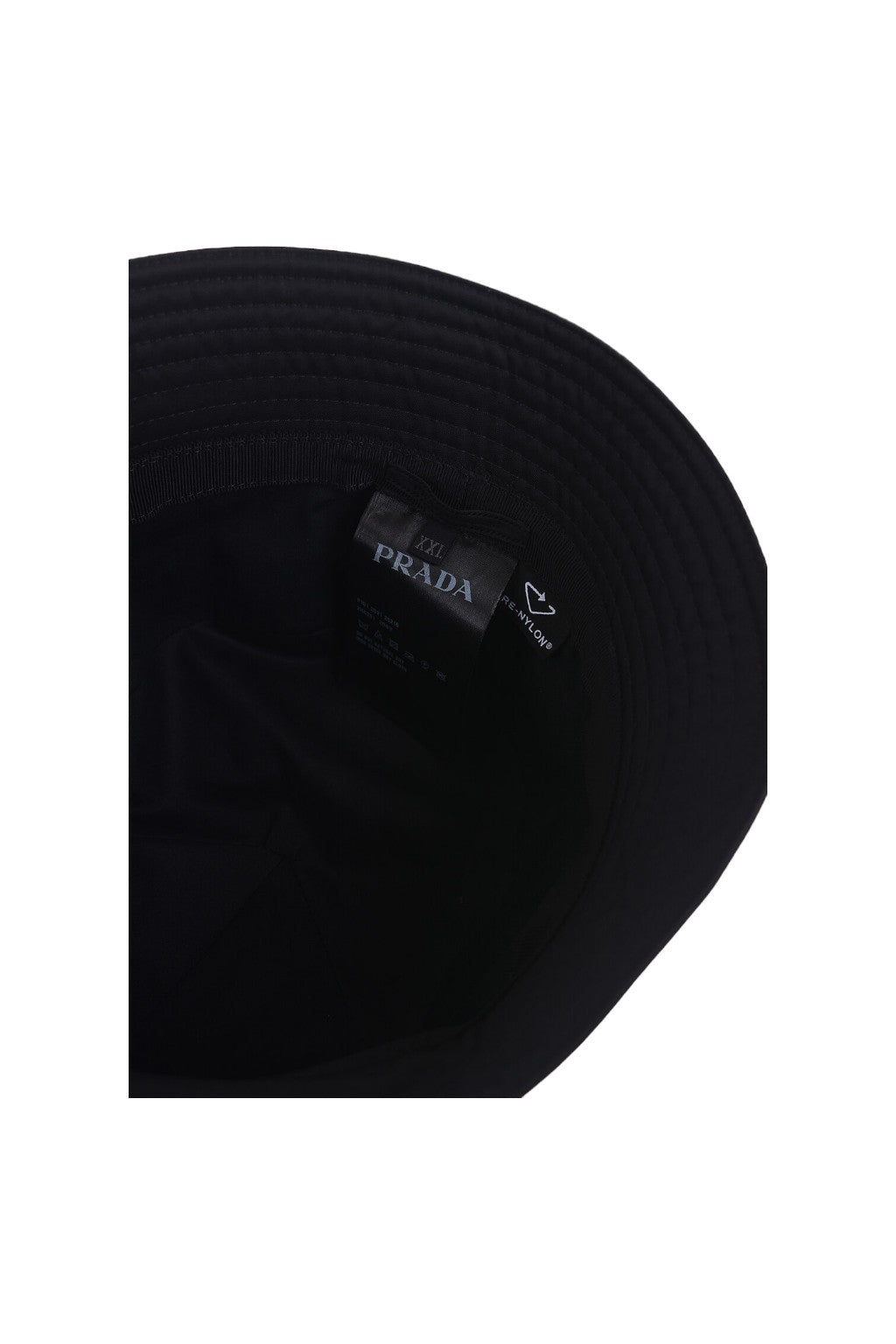 Prada Re-Nylon Baseball-Panel Leather Bucket Hat