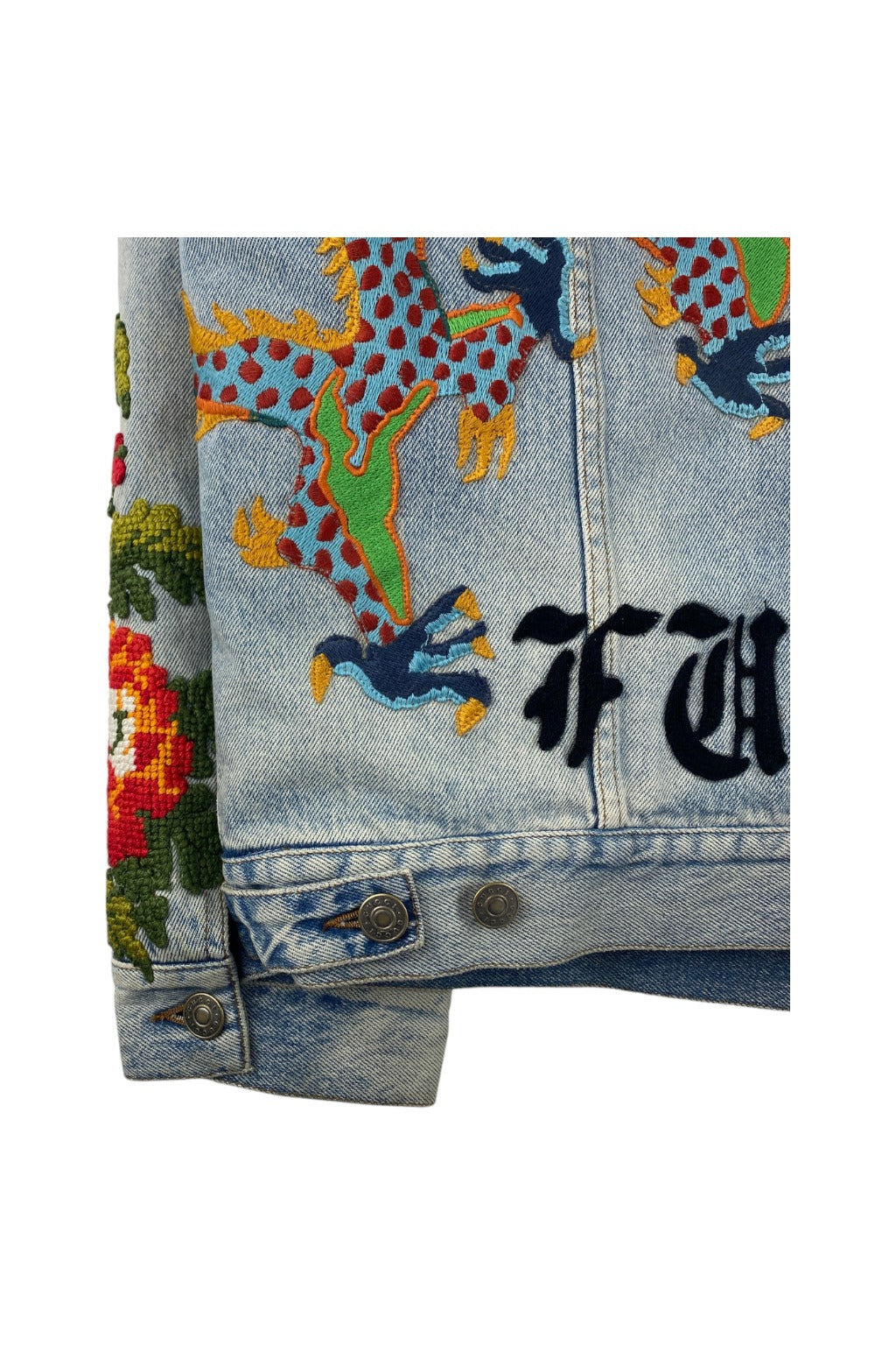 H&M Appliquéd Denim Jacket | Pacific City