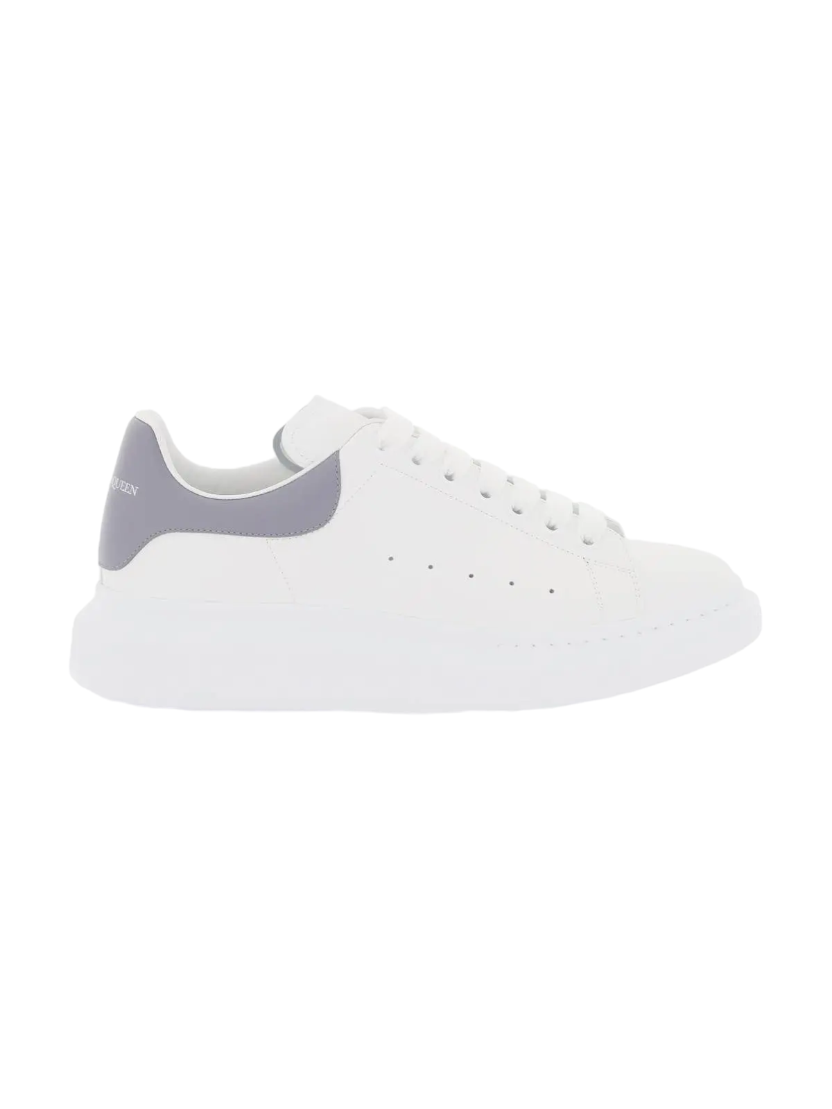 Alexander McQueen Oversized Logo Sneakers White/Grey