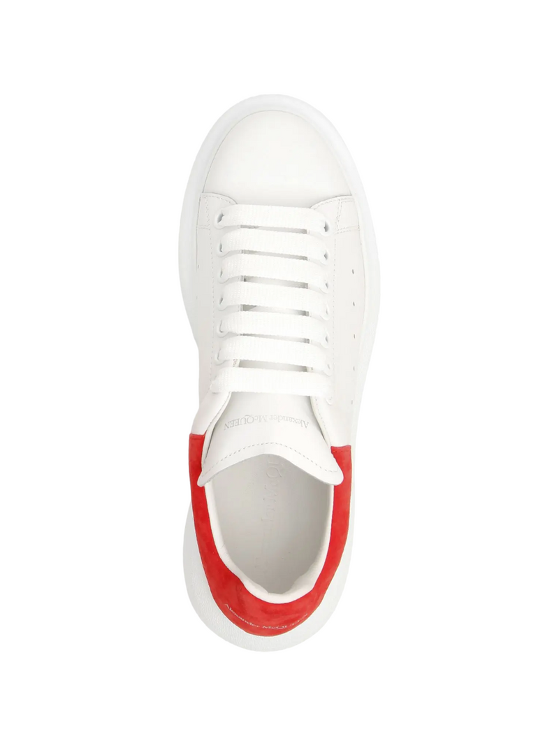 Alexander McQueen Oversized Logo Sneakers White/Red