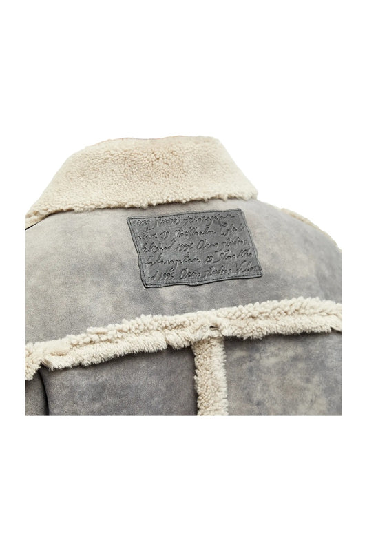 Acne Studios Shearling Jacket With Toggle Closure