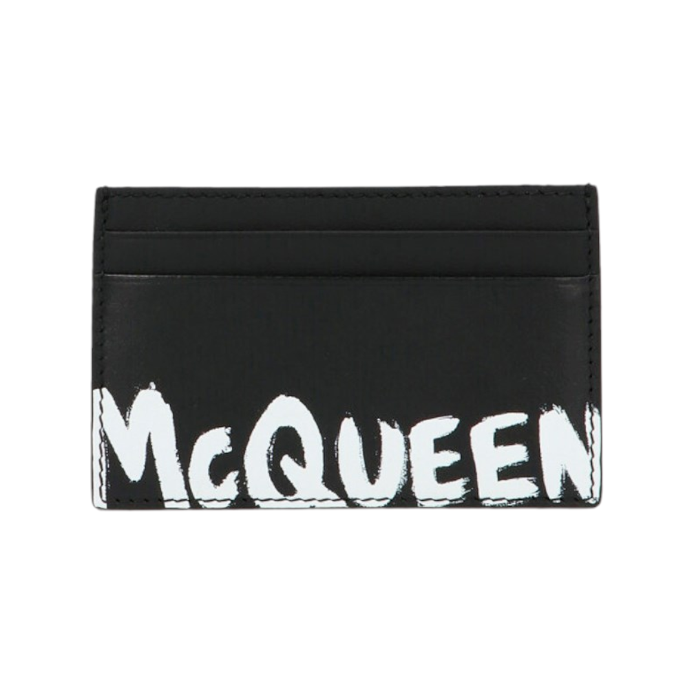 Alexander McQueen Graffiti Logo Cardholder