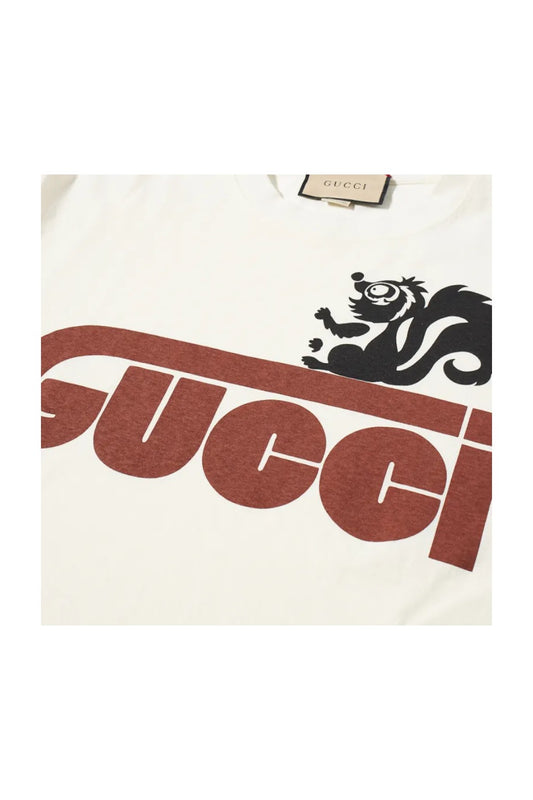 Gucci Skunk-Embroidered Logo Sweatshirt