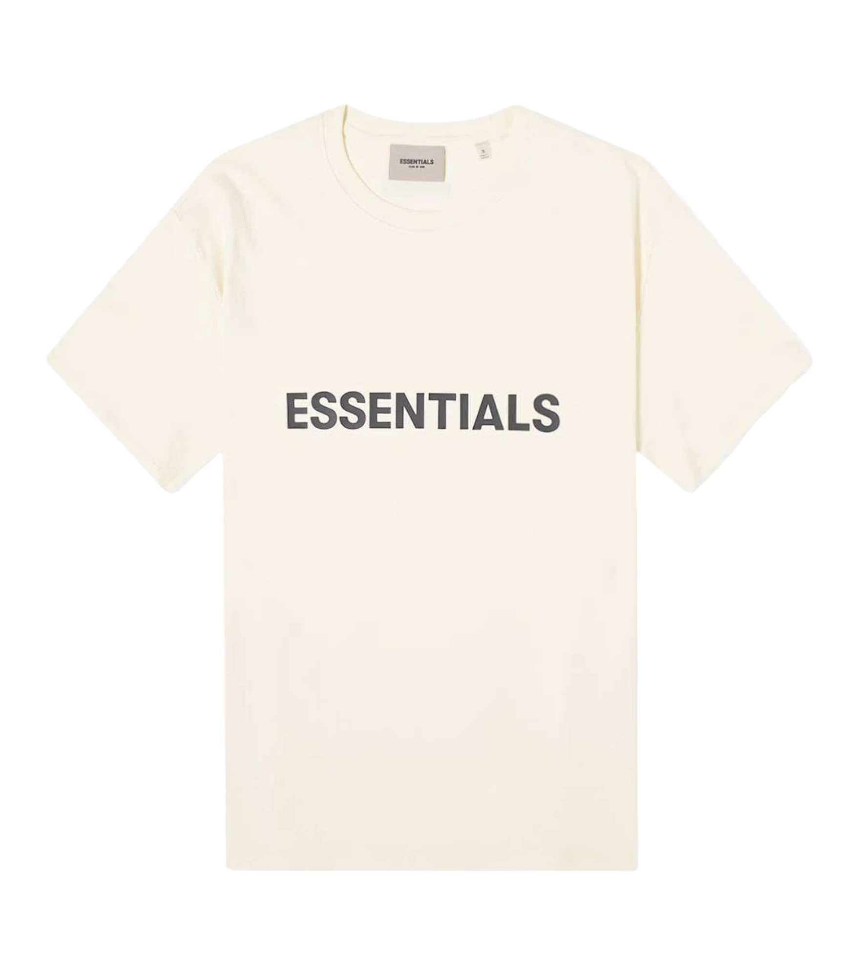 Fear Of God Essentials Logo T-Shirt Cream
