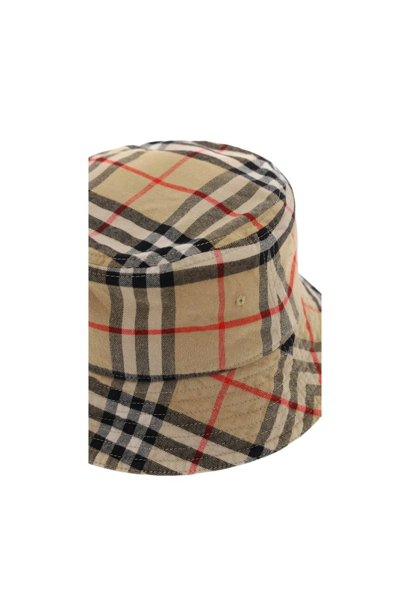 Burberry Check Cotton Bucket Hat