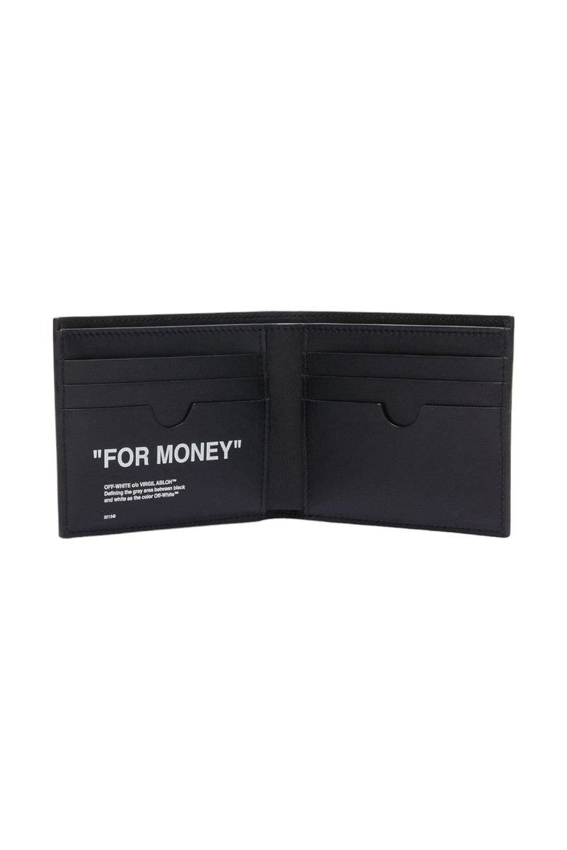 Off-White 'For Money' Quote Bifold Wallet
