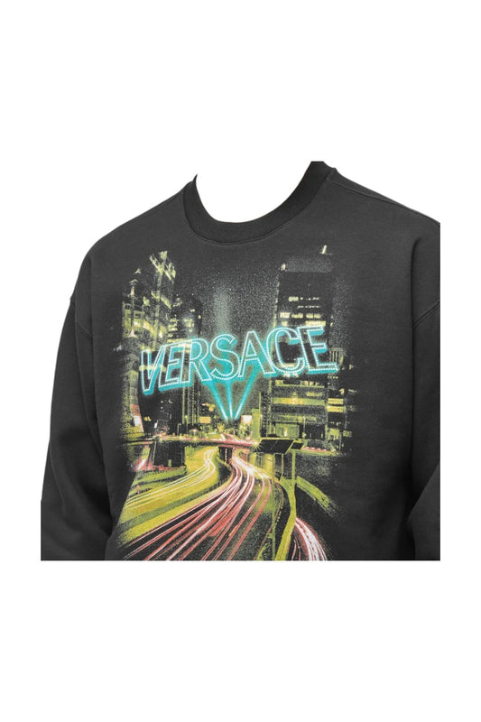 Versace City Lights Logo Sweatshirt